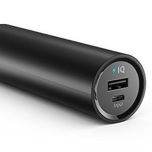 Optisch ein echter Hingucker Schwarze Mini Powerbank